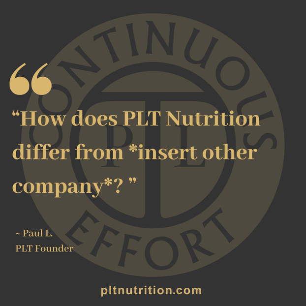 The PLT Nutrition Blog - PLT Nutrition